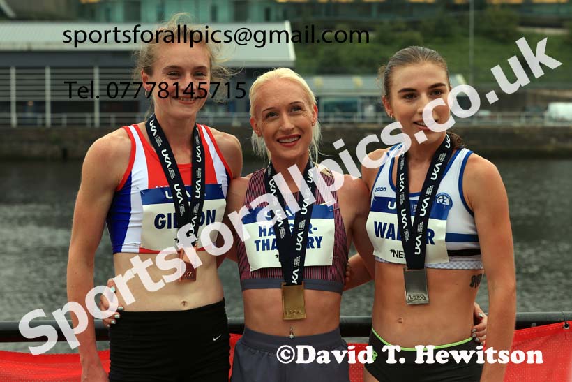 Womens 2024 UK Athletics 5k Road Champs., Newcastle/Gateshead Quayside.  Photo: David T. Hewitson/Sports for All Pics